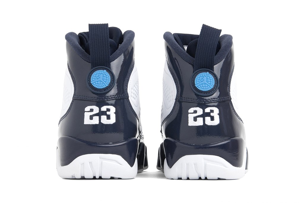 Air Jordan 9 Retro - White/University Blue/Midnight Navy
