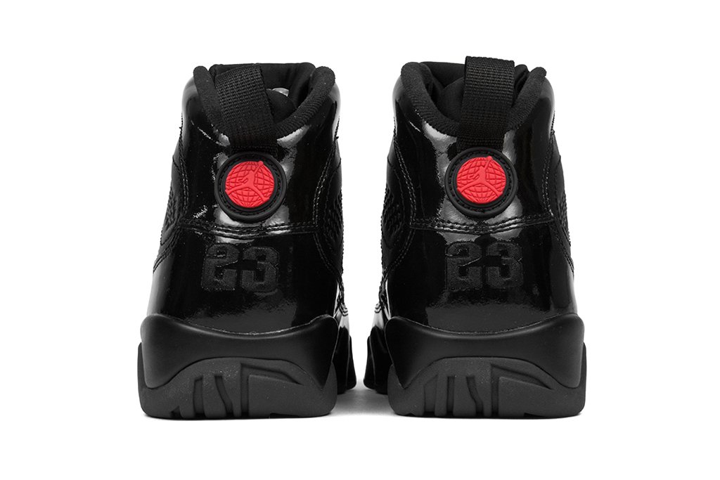 Air Jordan 9 Retro Youth 'Bred' - Black/University Red-Anthracite
