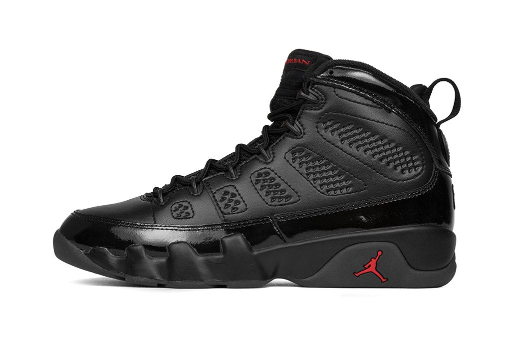 Air Jordan 9 Retro Youth 'Bred' - Black/University Red-Anthracite