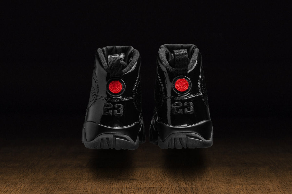 Air Jordan 9 Retro Youth 'Bred' - Black/University Red-Anthracite