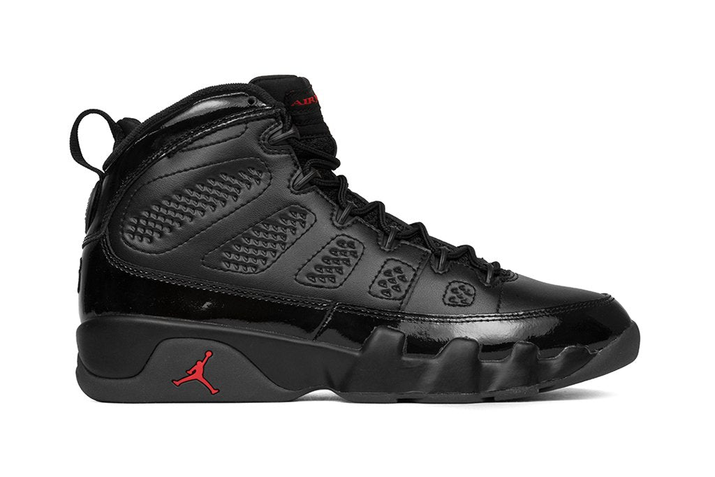 Air Jordan 9 Retro Youth 'Bred' - Black/University Red-Anthracite