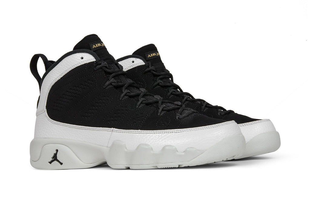 Air Jordan 9 Retro Youth 'LA All-Star' - Black/Summit White/Metallic Gold