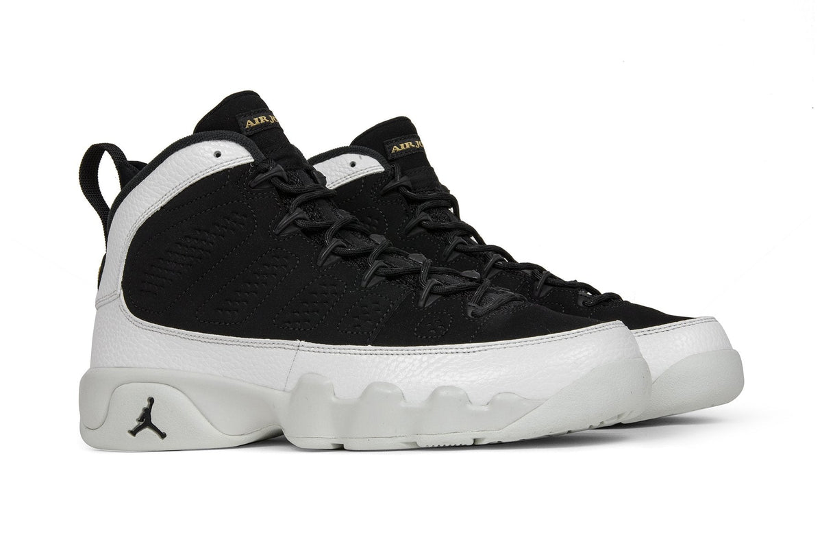 Air Jordan 9 Retro Youth 'LA All-Star' - Black/Summit White/Metallic Gold