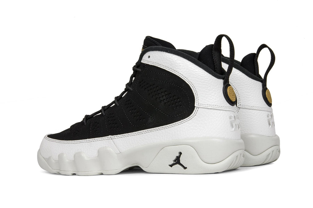 Air Jordan 9 Retro Youth 'LA All-Star' - Black/Summit White/Metallic Gold