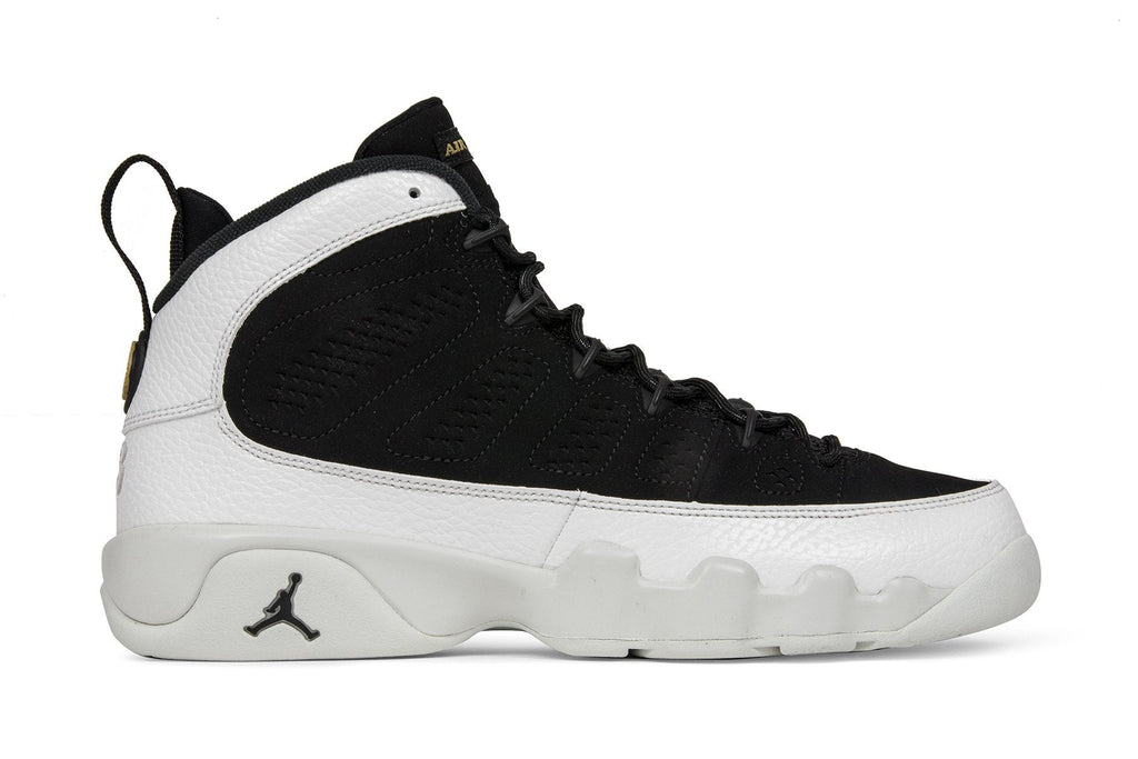 Air Jordan 9 Retro Youth 'LA All-Star' - Black/Summit White/Metallic Gold