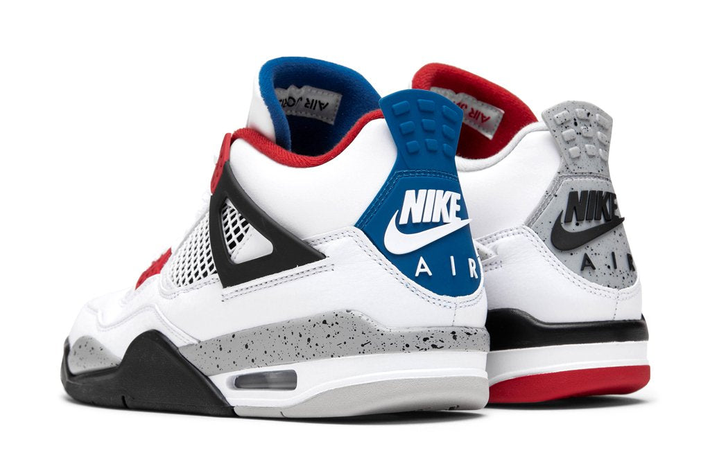 Air IV Retro "What the" - White/Military Blue/Fire Red