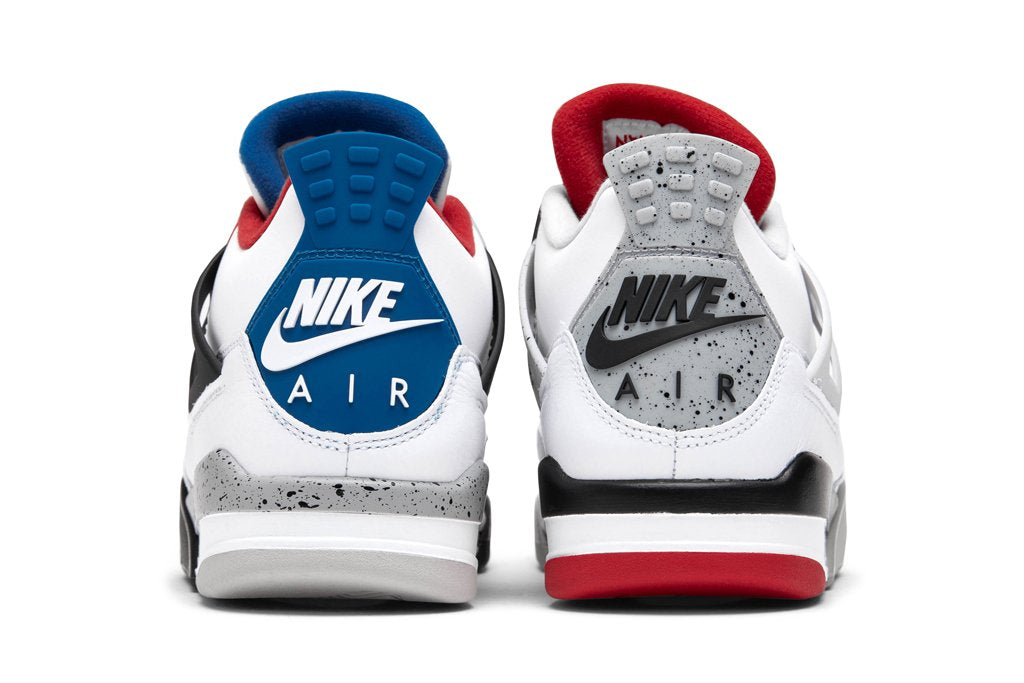Air IV Retro "What the" - White/Military Blue/Fire Red