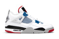 Air IV Retro "What the" - White/Military Blue/Fire Red