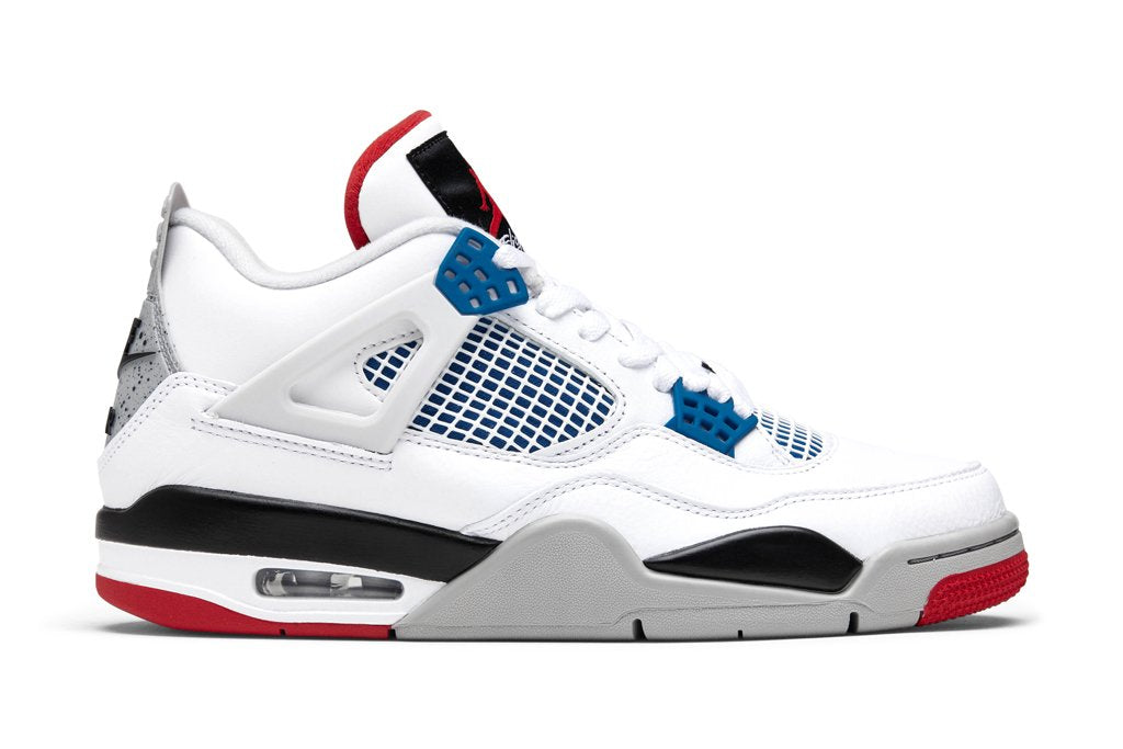 Air IV Retro "What the" - White/Military Blue/Fire Red