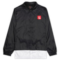 Air Jordan Legacy AJ 4 Coaches Jacket - Black/White/White
