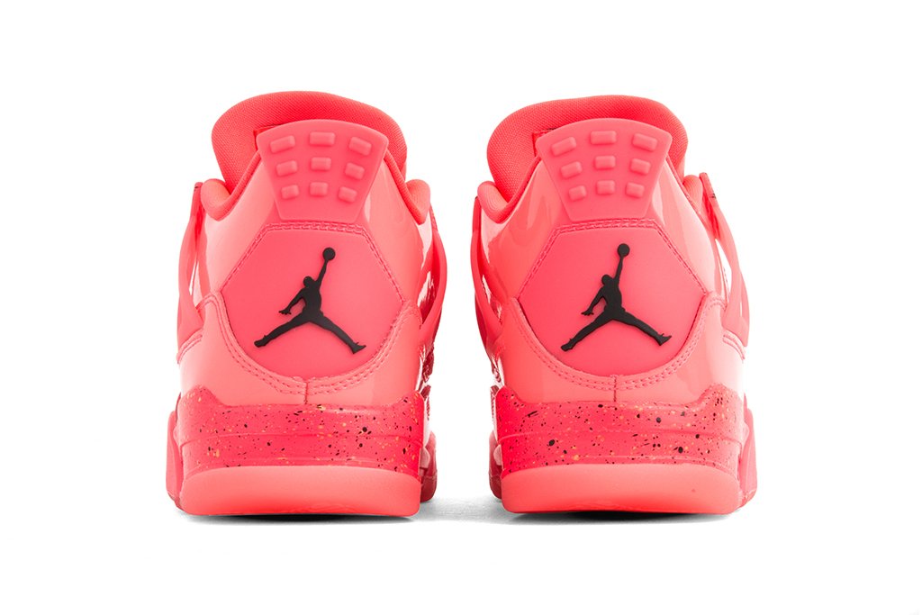 Women's Air Retro 4 NRG - Hot Punch/Black
