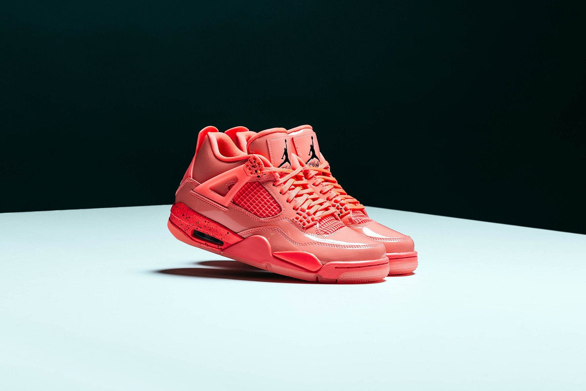 Women's Air Retro 4 NRG - Hot Punch/Black