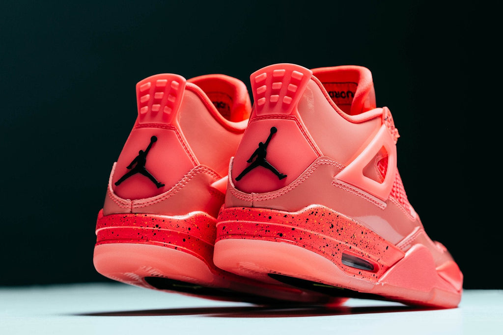 Women's Air Retro 4 NRG - Hot Punch/Black