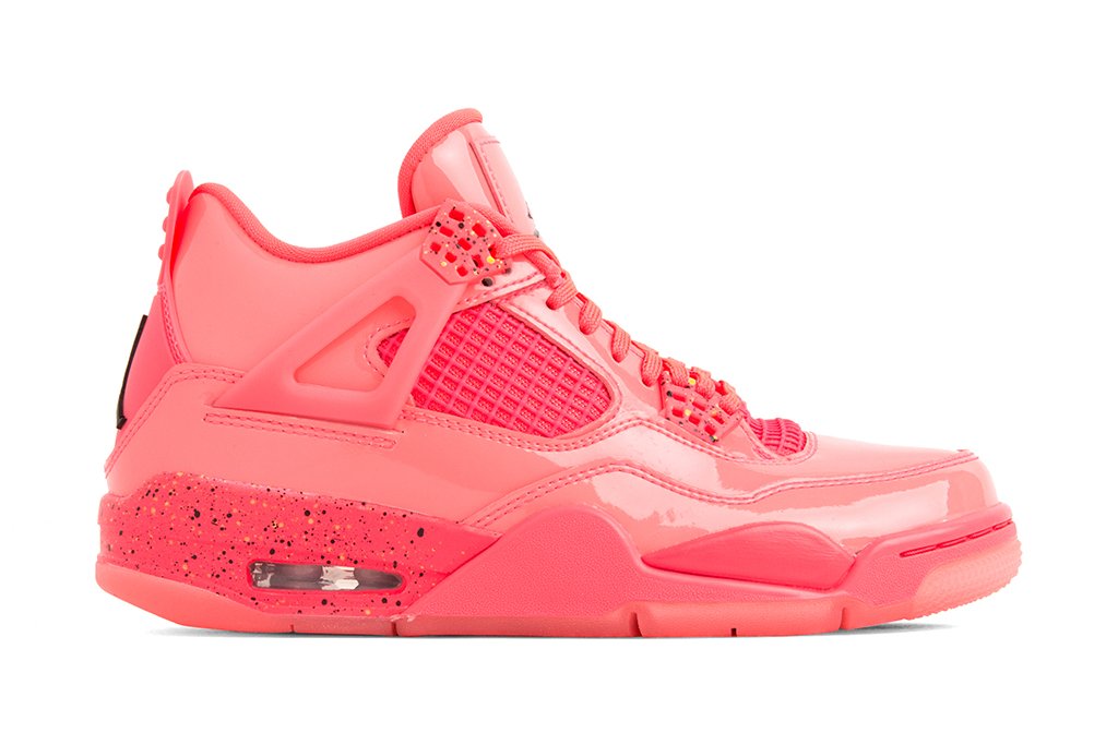 Women's Air Retro 4 NRG - Hot Punch/Black