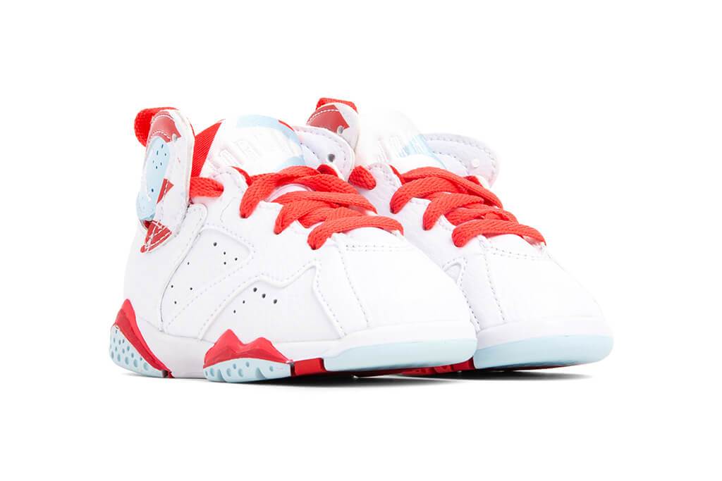 Air Toddler Retro VII 'Topaz Mist' - White/Topaz Mist/Ember Glow