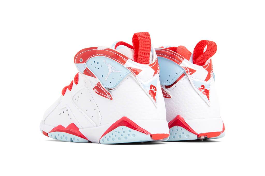 Air Toddler Retro VII 'Topaz Mist' - White/Topaz Mist/Ember Glow