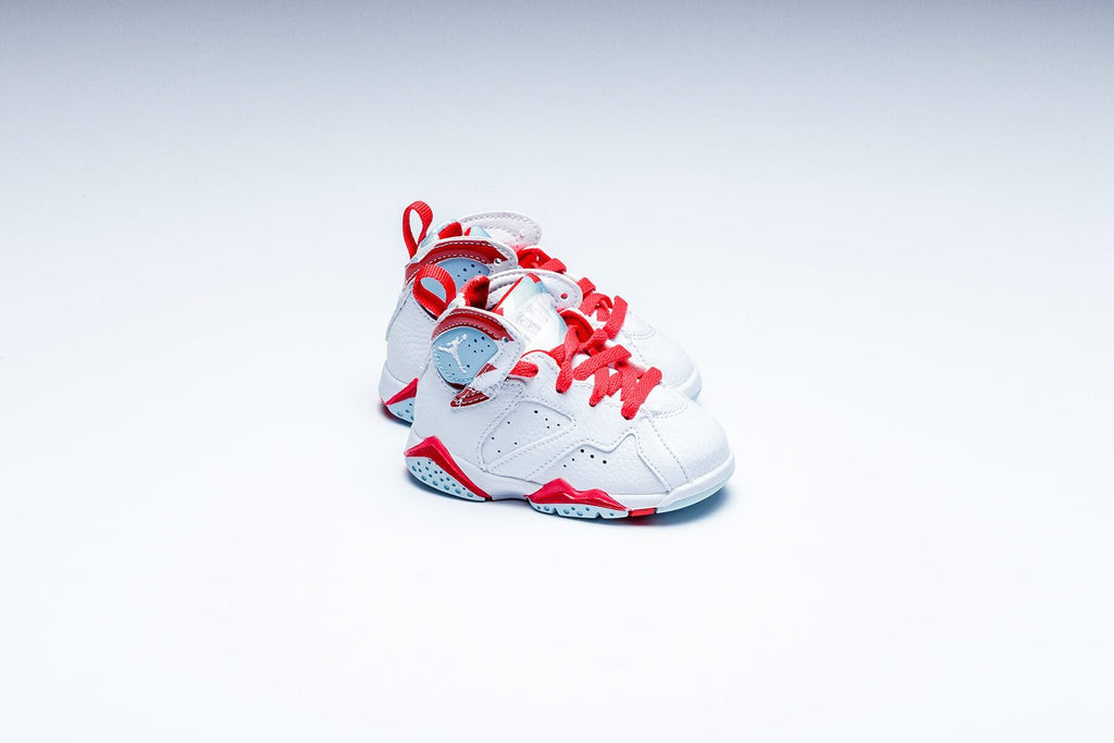 Air Toddler Retro VII 'Topaz Mist' - White/Topaz Mist/Ember Glow