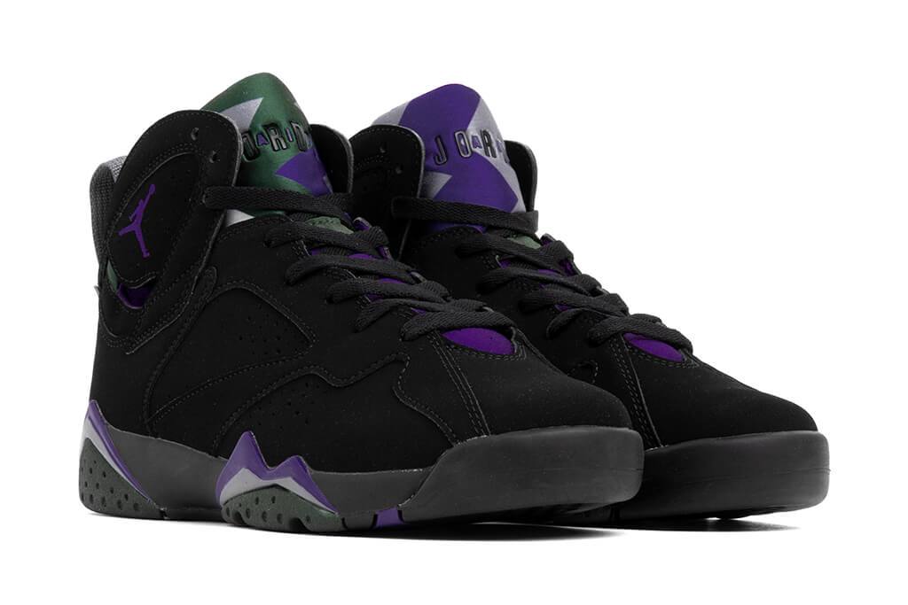 Air VII Retro (GS) "Ray Allen" - Black/Field Purple/Dark Steel Grey