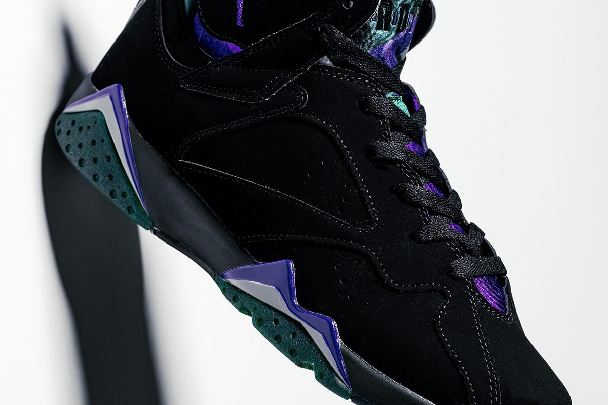 Air VII Retro (GS) "Ray Allen" - Black/Field Purple/Dark Steel Grey
