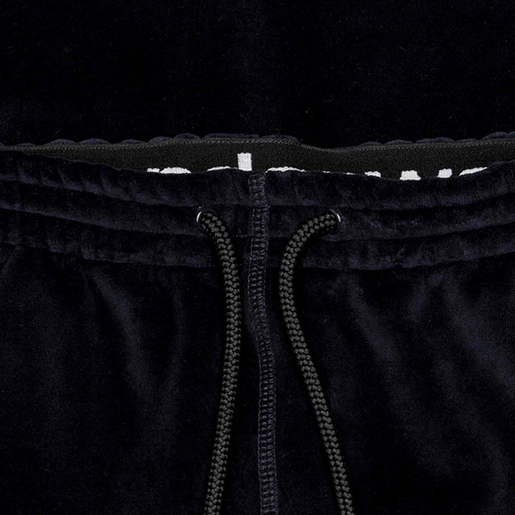 Bonded Velour Sweatpants - Navy
