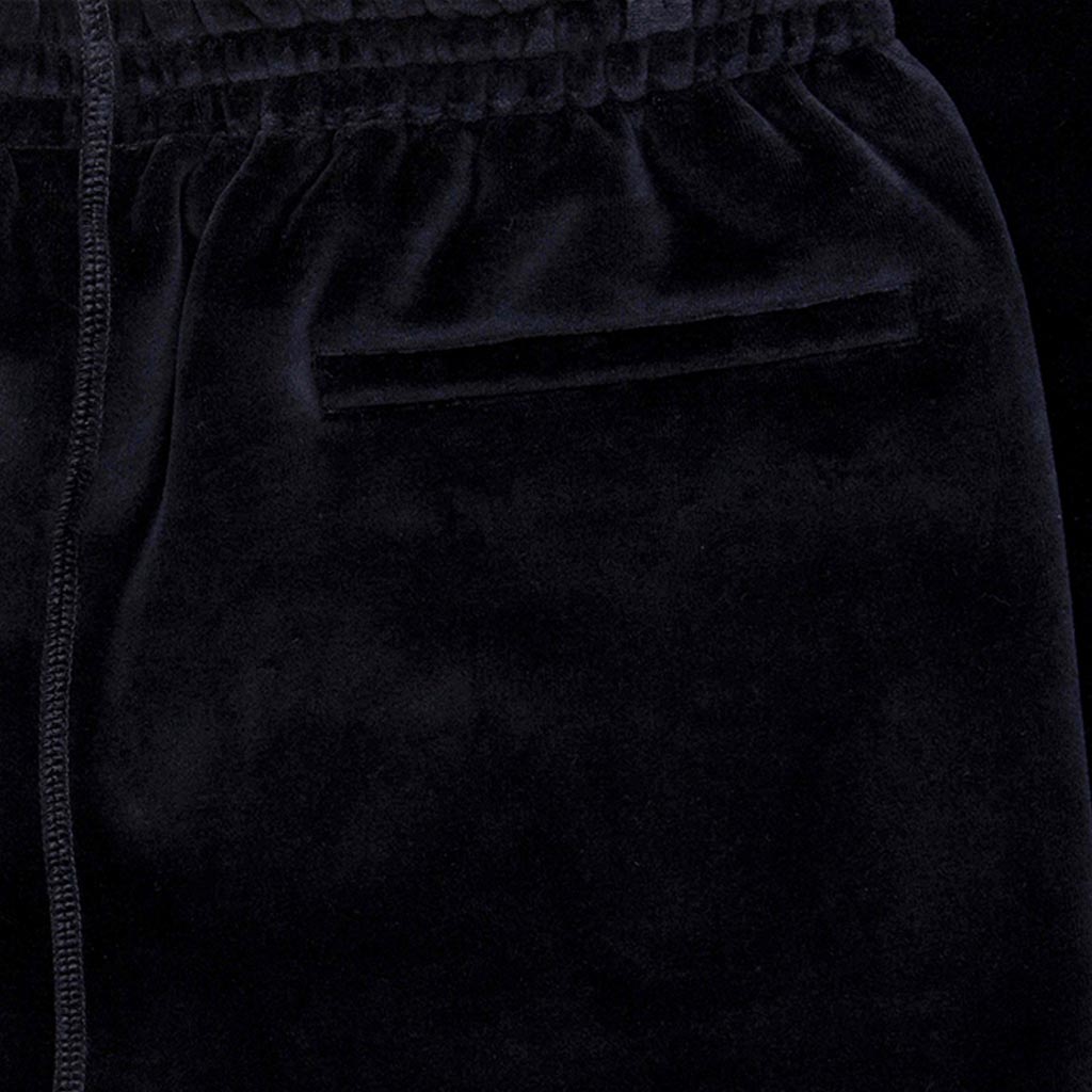 Bonded Velour Sweatpants - Navy