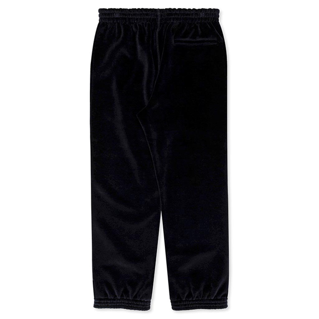 Bonded Velour Sweatpants - Navy
