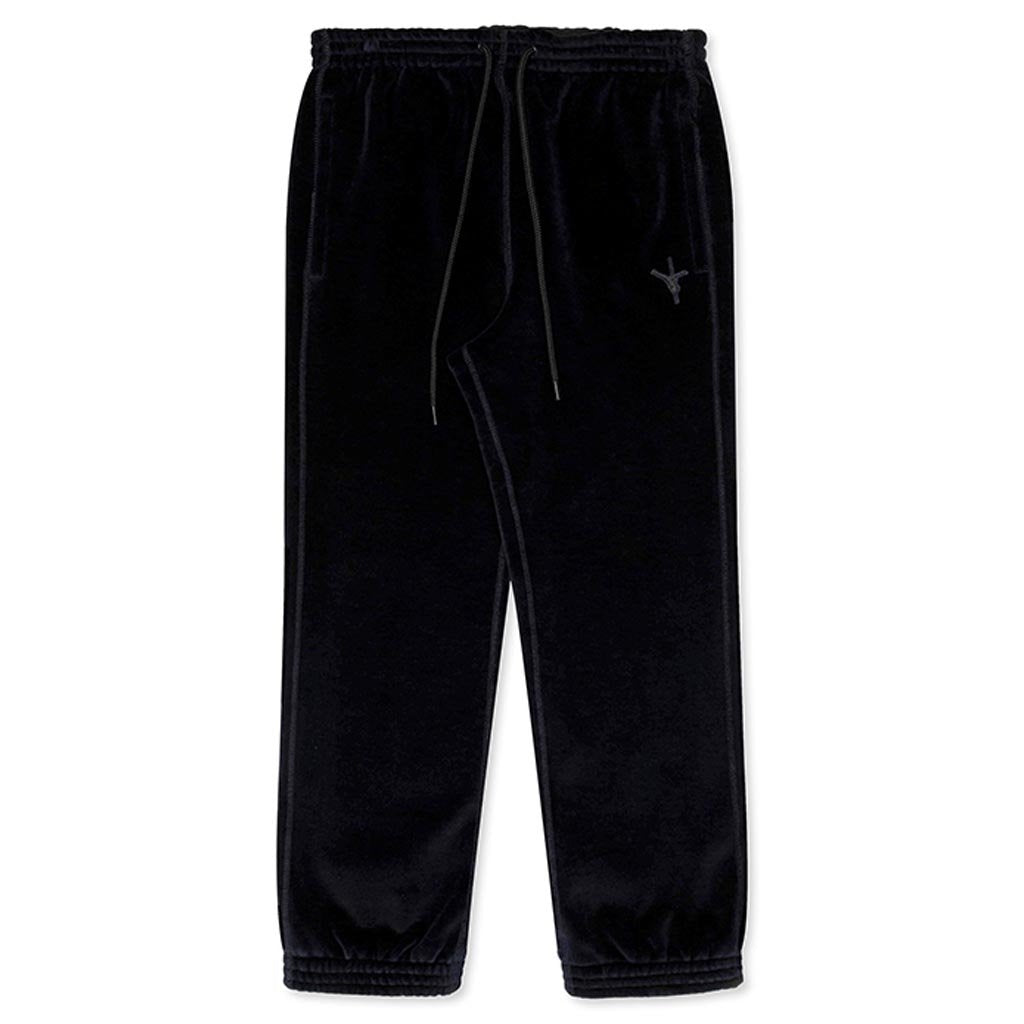 Bonded Velour Sweatpants - Navy