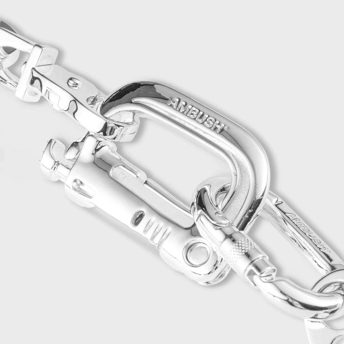 Carabiner 1 Necklace - Silver