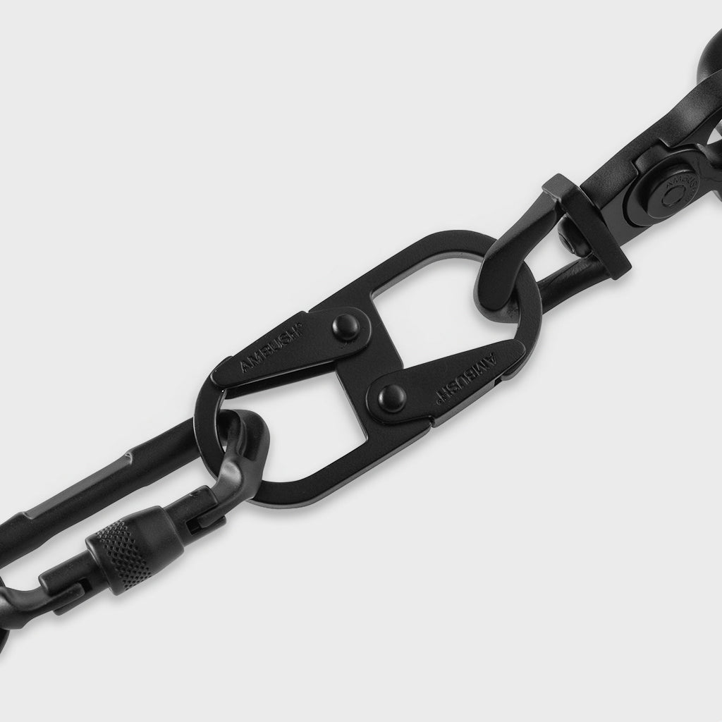 Multi Carabiner Bracelet - Black