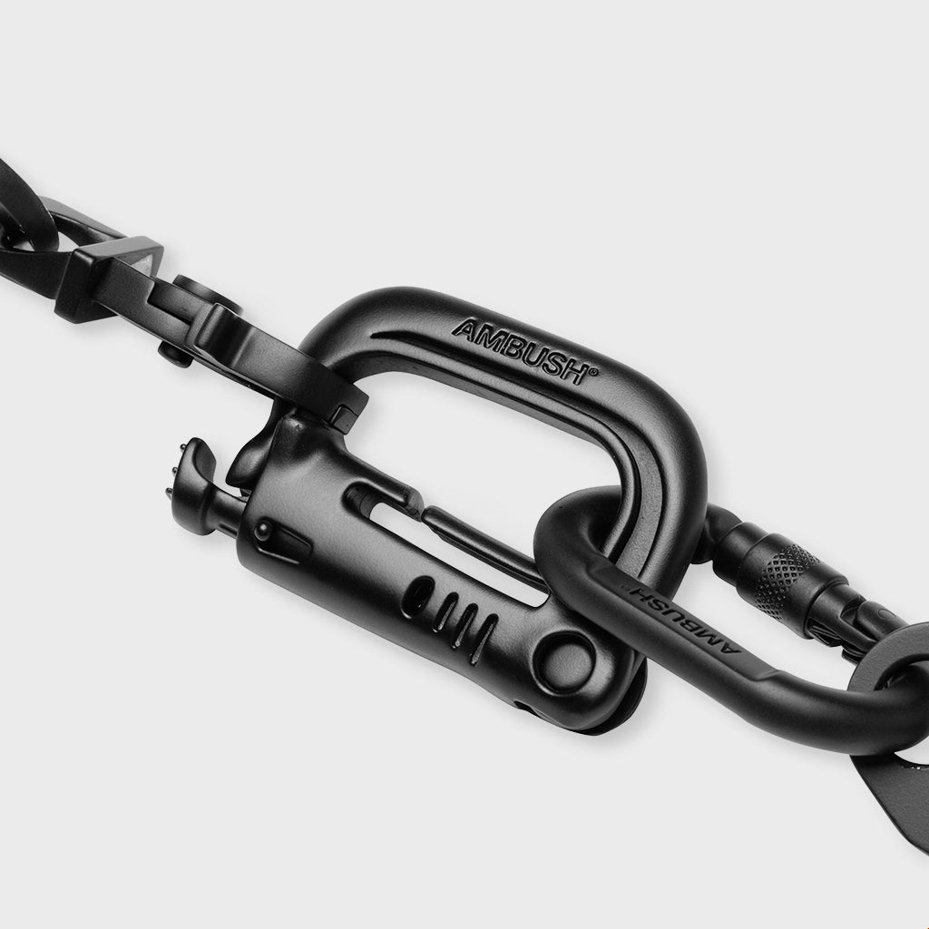 Multi Carabiner Necklace - Black