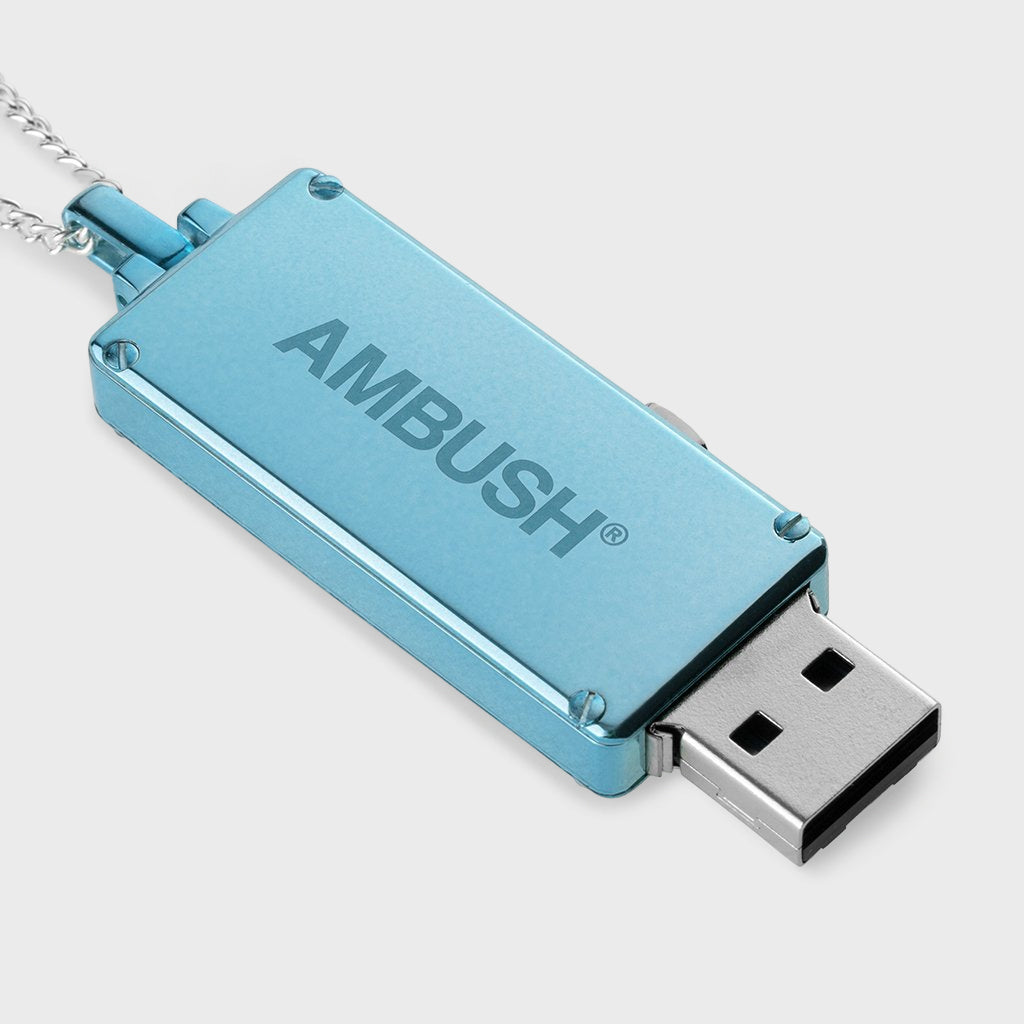USB Necklace L - Blue
