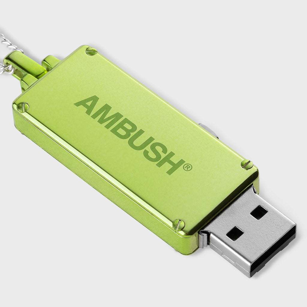 USB Necklace L - Green