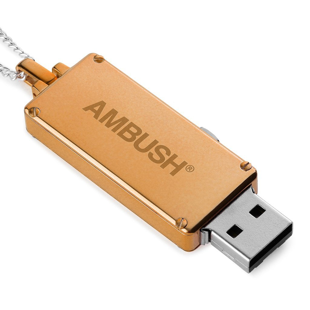 USB Necklace L - Orange
