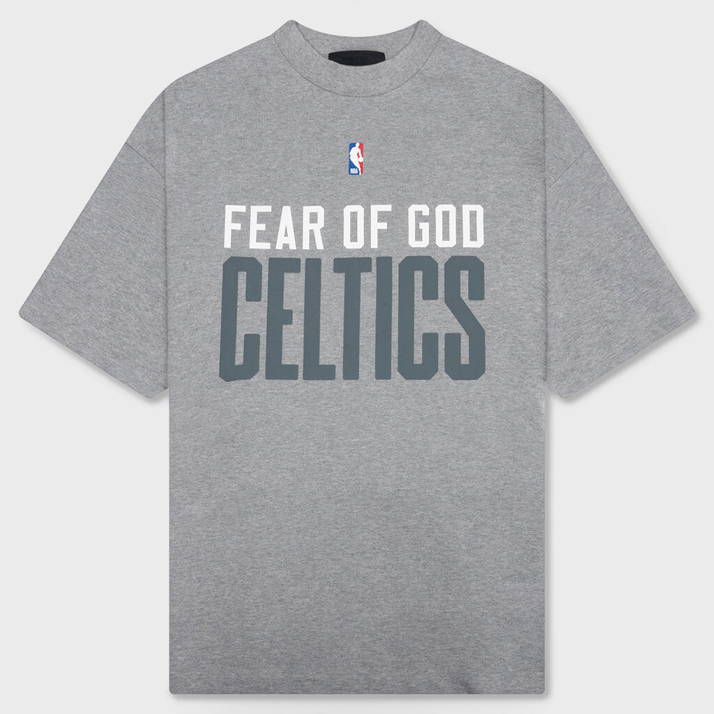 Celtics 90's Tee - Concrete Heather