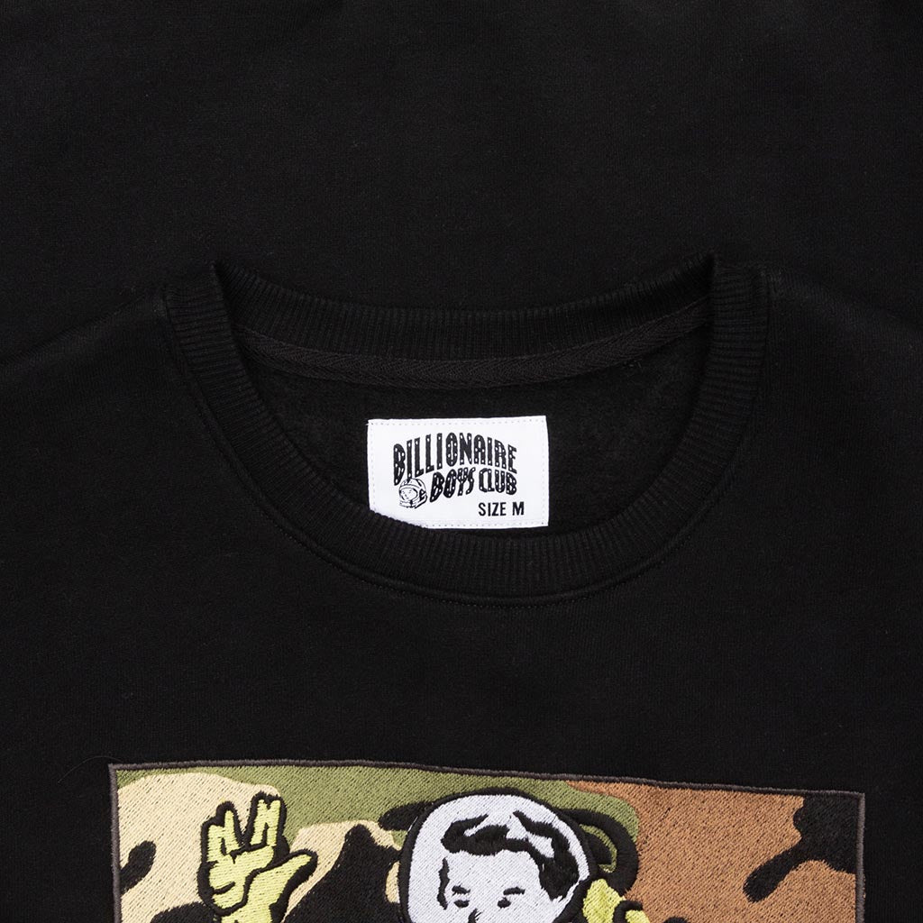 BB Astro Camo Crew - Black