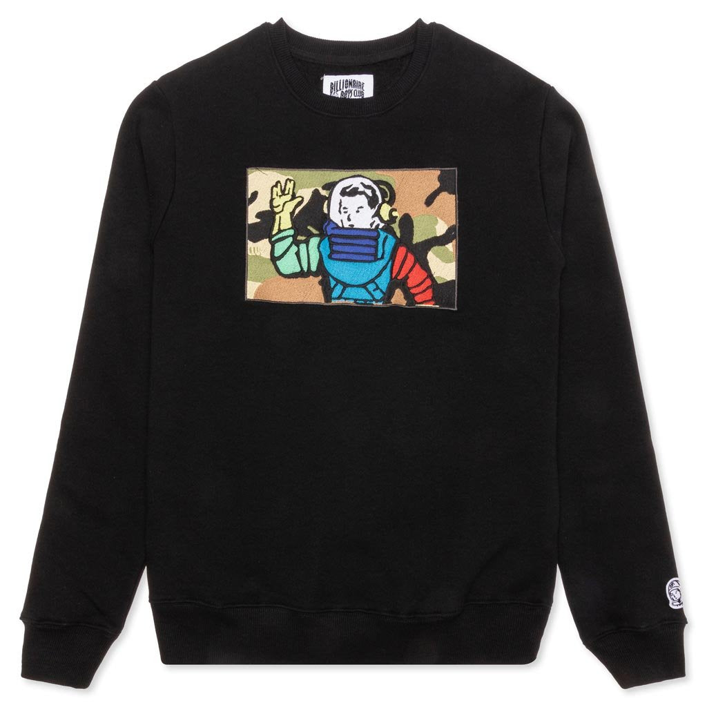 BB Astro Camo Crew - Black