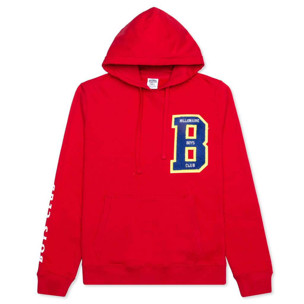 BB Letters Hoodie - Crimson