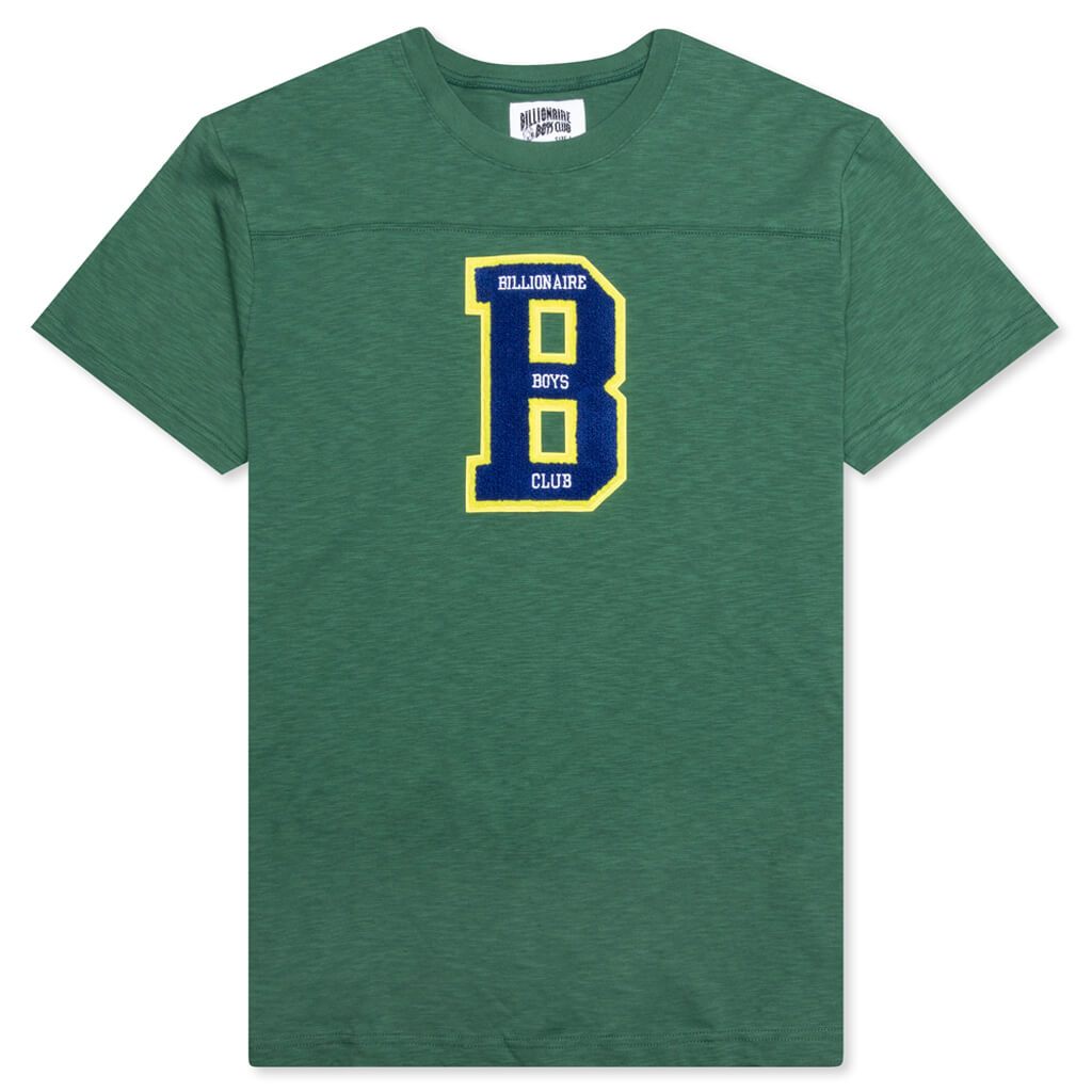 BB Patched S/S Knit - Smoke Pine