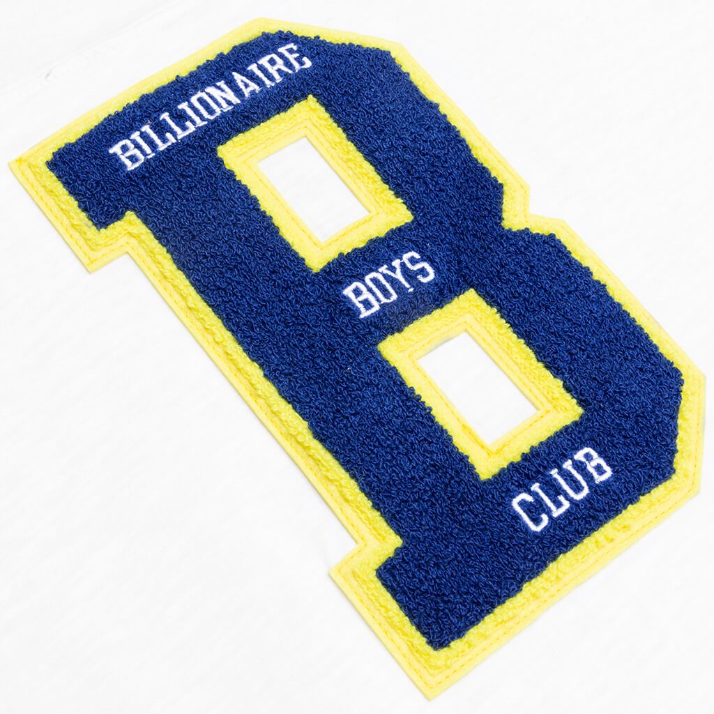 BB Patched S/S Knit - White