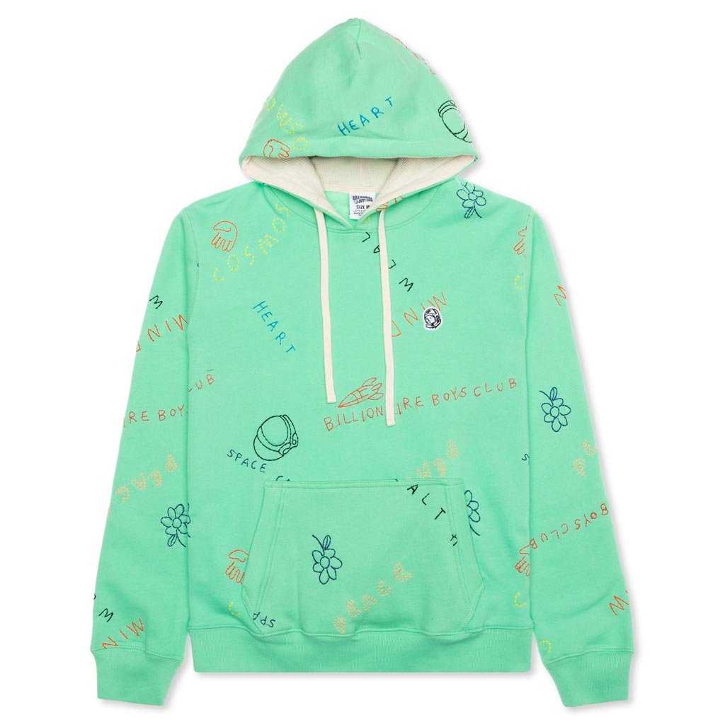 BB Scribble Hoodie - Spring Bud