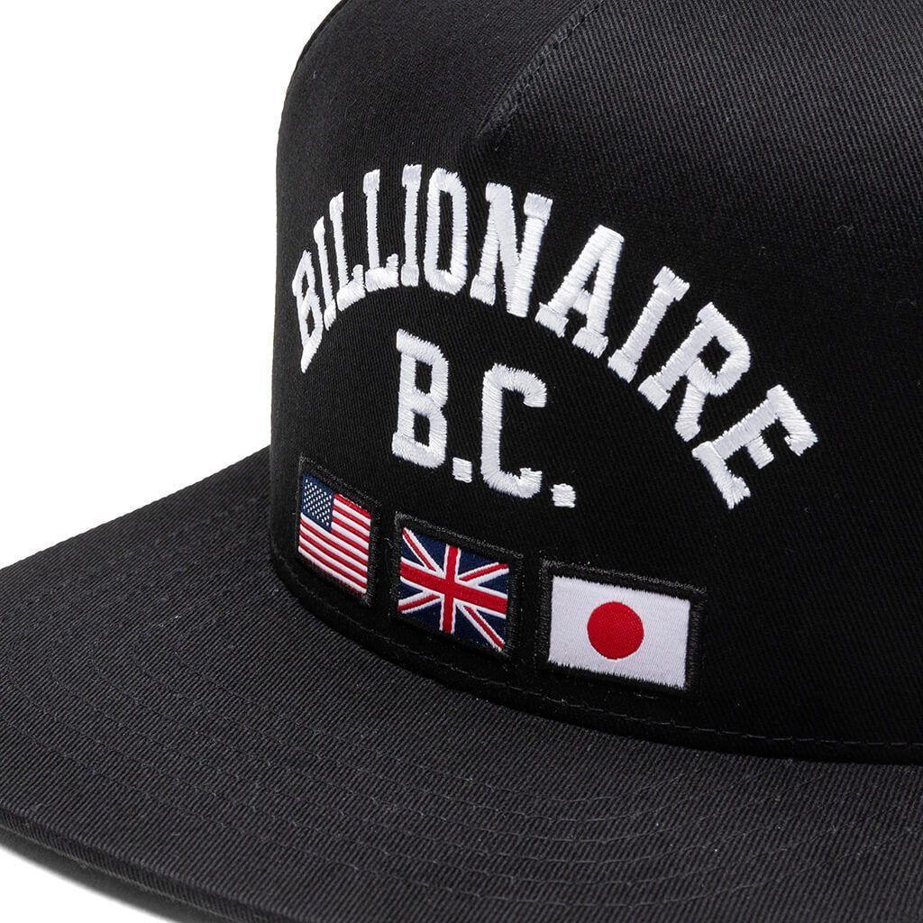 BC Snapback Hat - Black