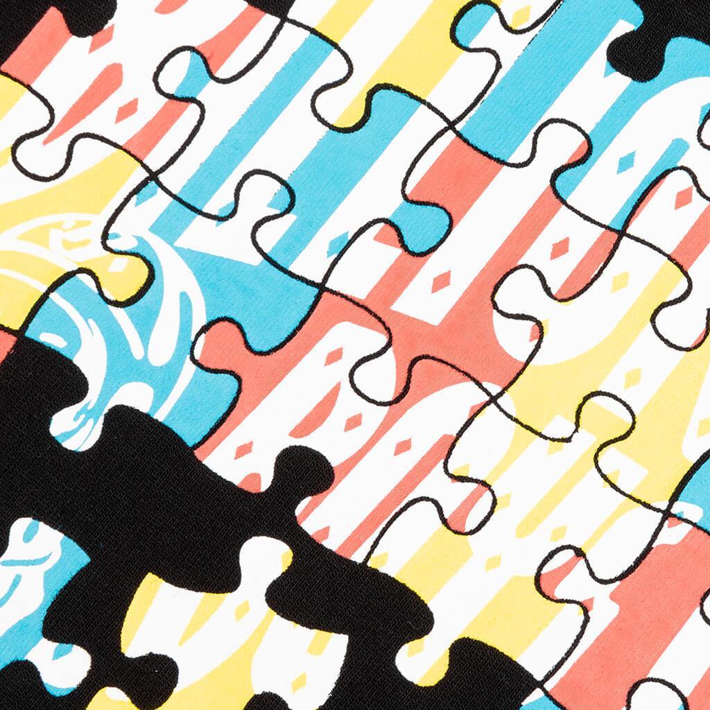 Kid's BB Puzzle S/S Tee - Black