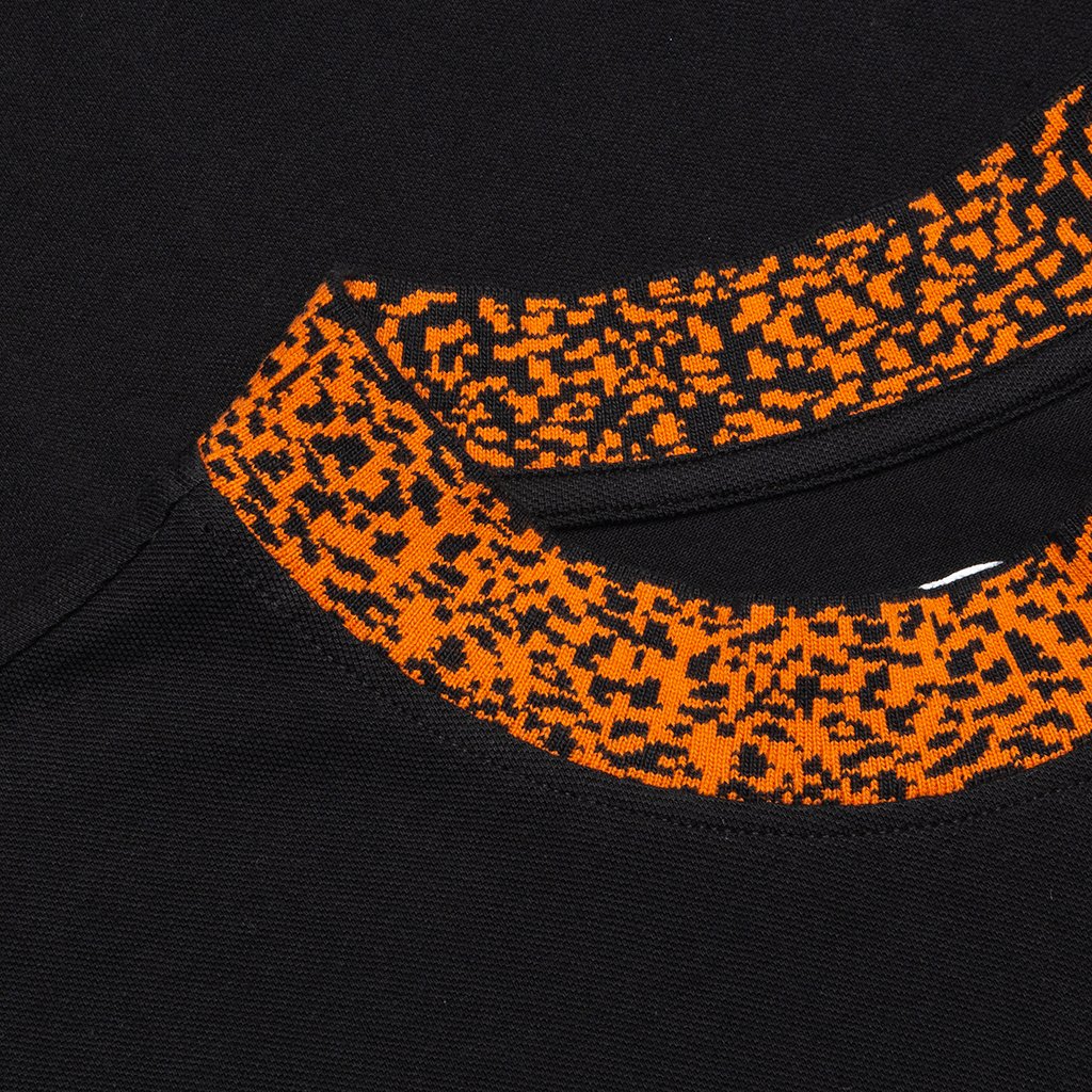 Contrast Ringer Tee - Black