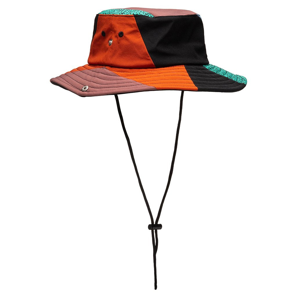Pieced Bucket Hat - Black