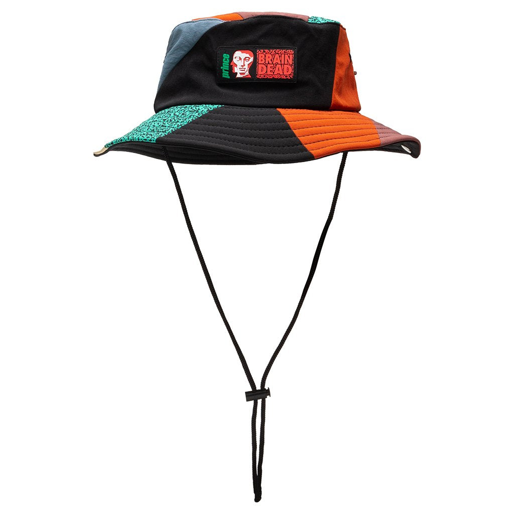 Pieced Bucket Hat - Black
