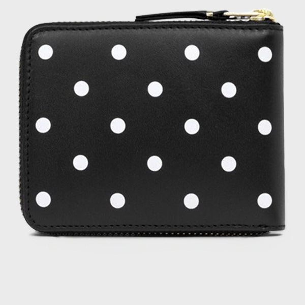 Comme des Garcons Polka Dots Wallet - Black