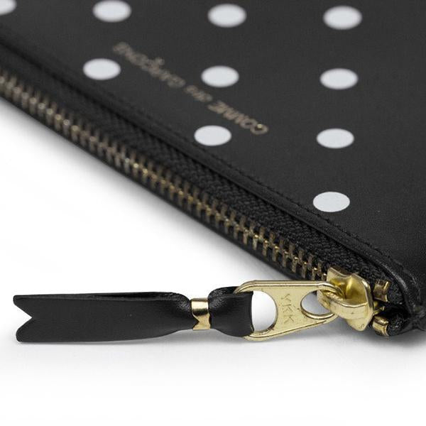Comme des Garcons SA8100 Polka Dots Wallet - Black
