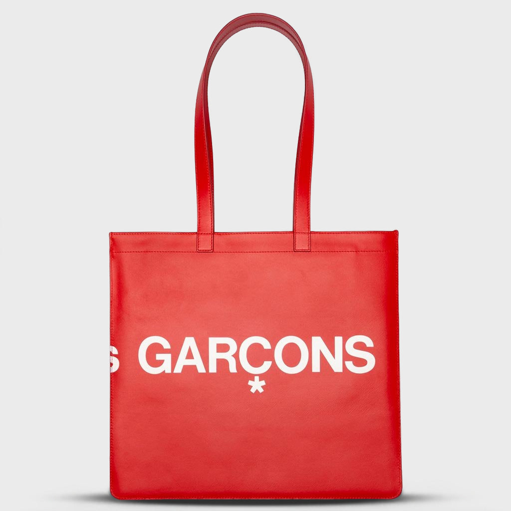 Comme des Garcons SA9001HL Huge Logo Tote Bag - Red