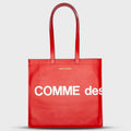 Comme des Garcons SA9001HL Huge Logo Tote Bag - Red