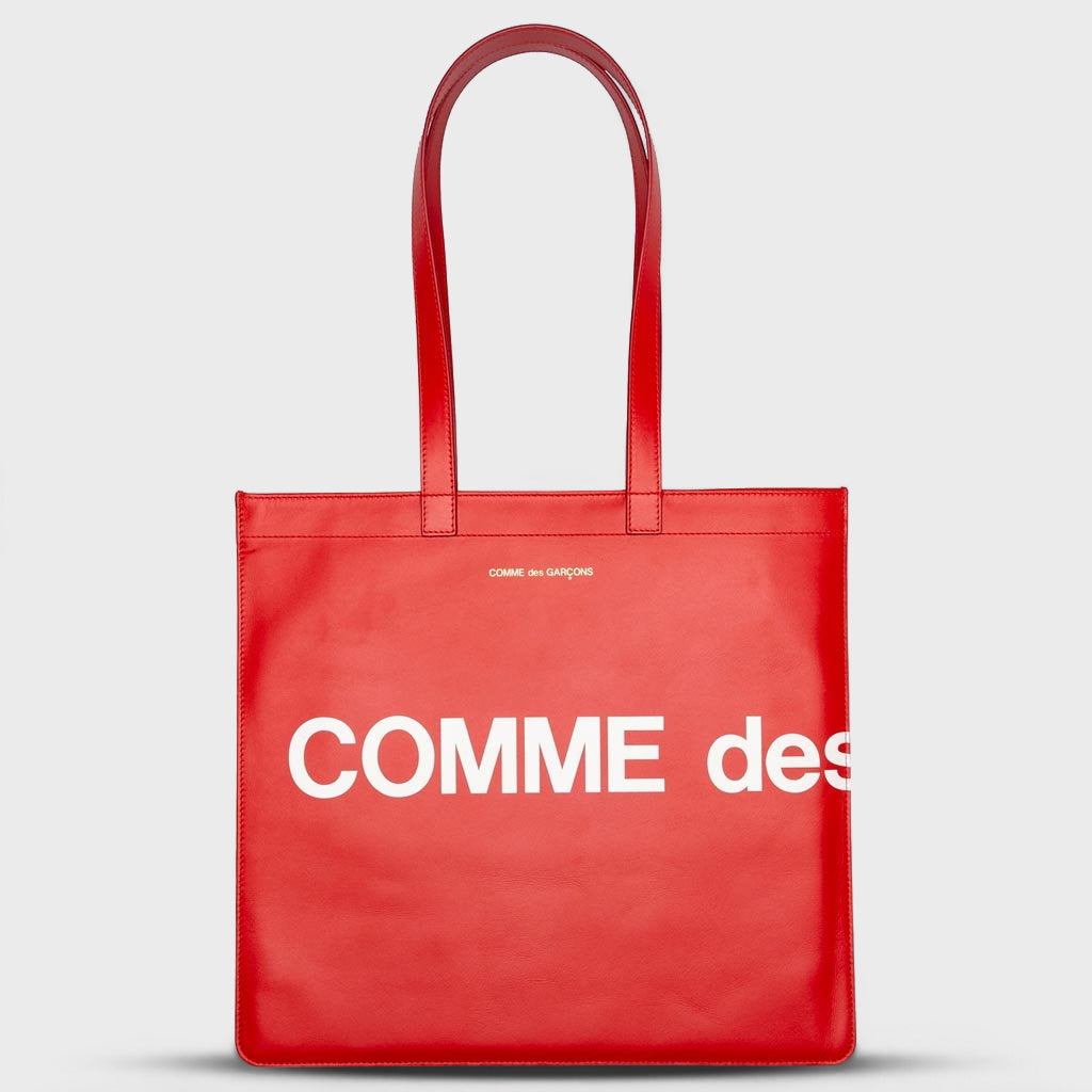 Comme des Garcons SA9001HL Huge Logo Tote Bag - Red
